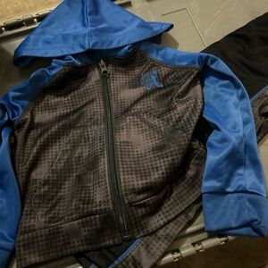 Blue and Black Kids Matching Set